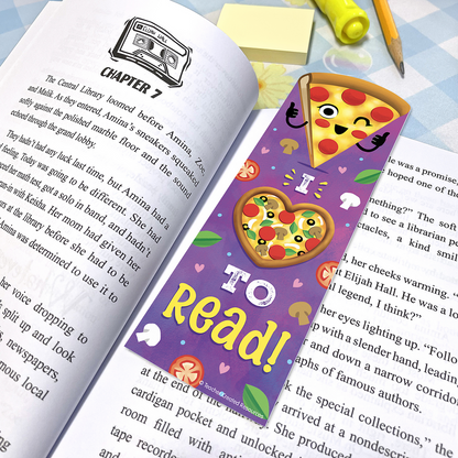 Pizza Smelly Bookmarks
