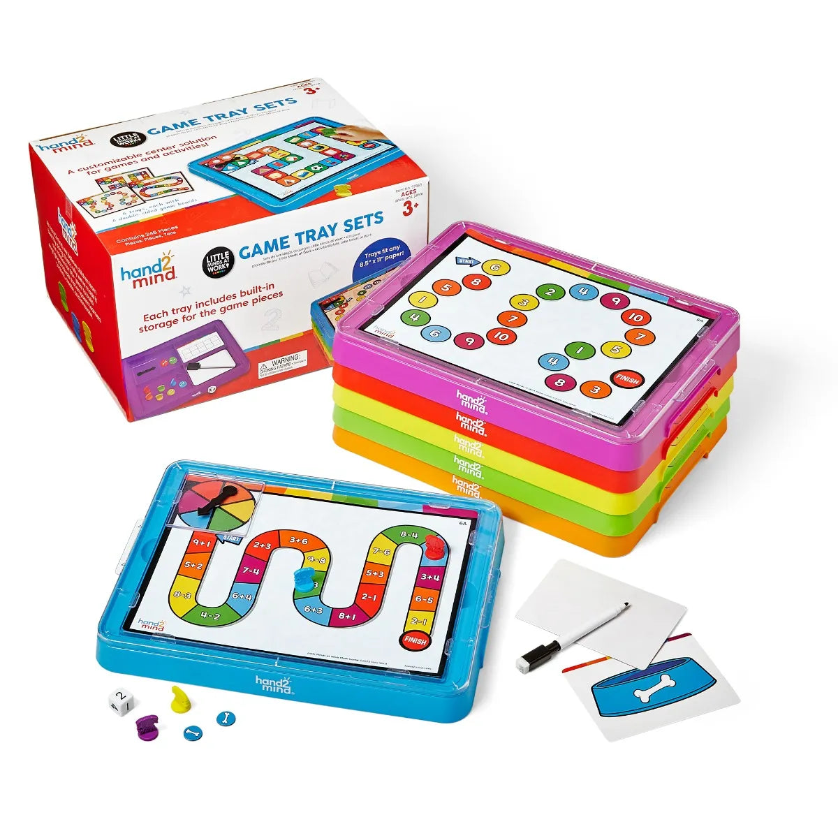Little Minds at Work® Game Tray Set