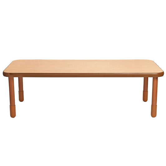 Baseline® Rectangular Table - 22" height - 72" x 30" - Natural Wood
