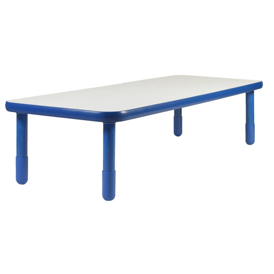 Baseline® Rectangular Table - 18" height - 72" x 30" - Royal Blue