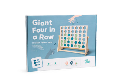 GIANT FOUR IN A ROW WOODEN