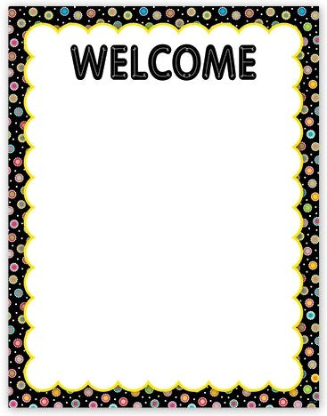 Core Decor Welcome Chart