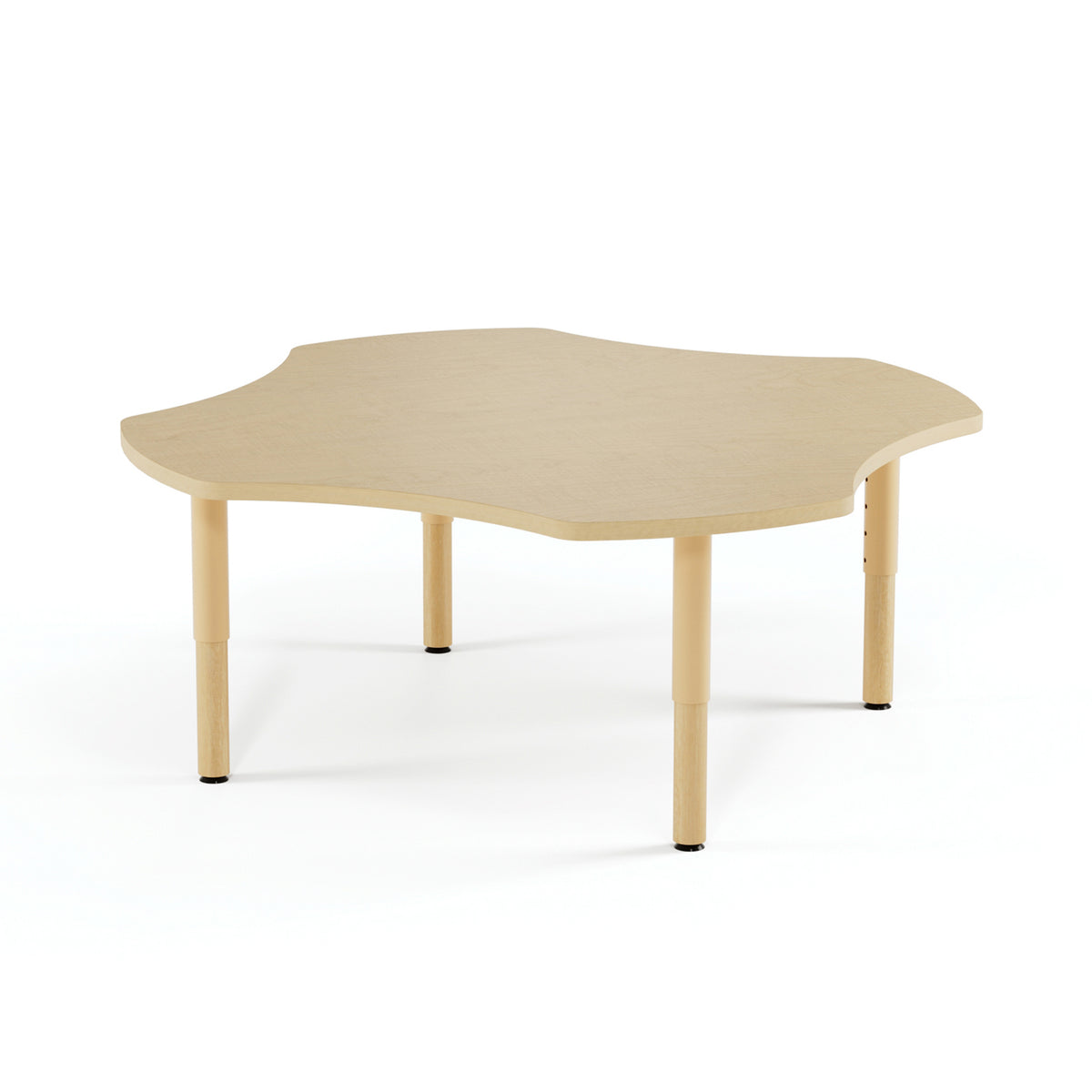 Environ Clover Table - 48" - Natural - Adjustable