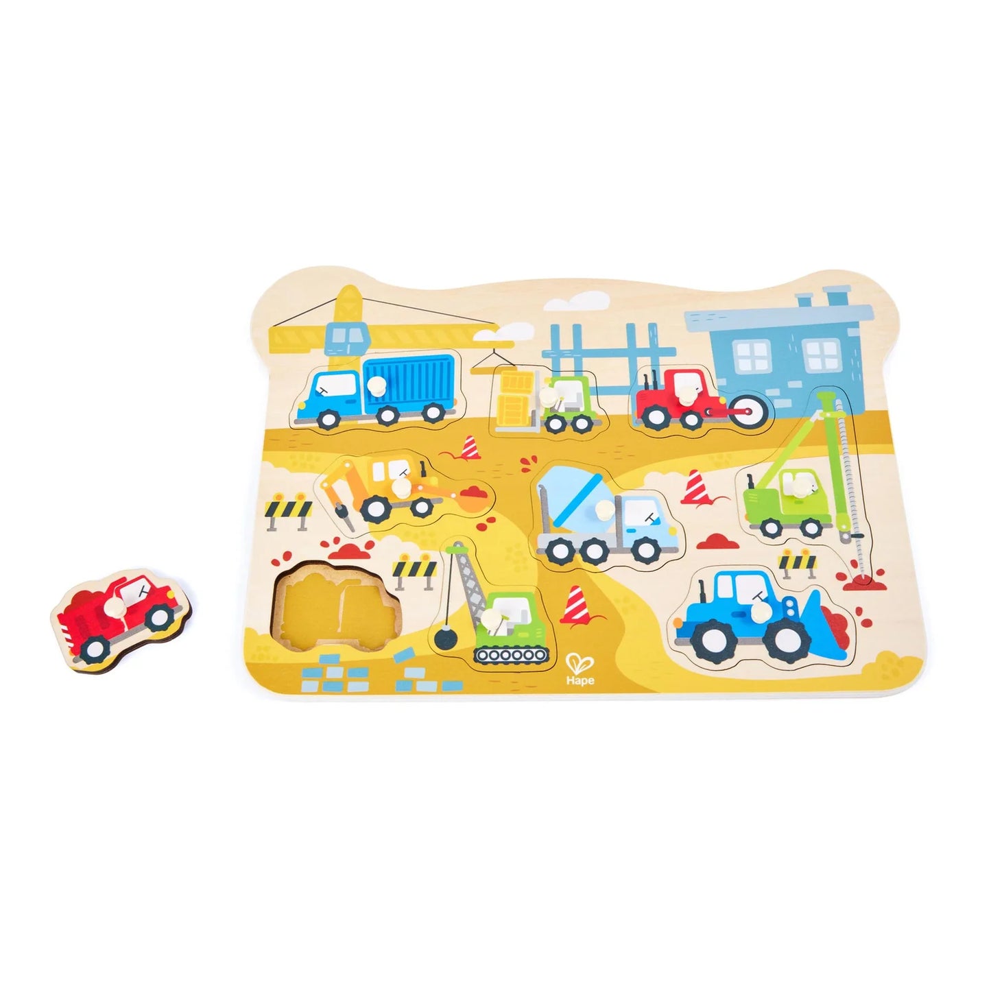 Construction Vehicle Peg Puzzle