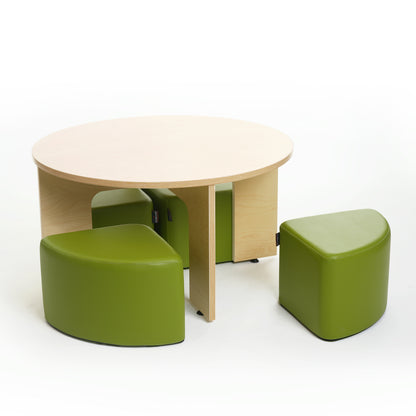 Mini Huddl - Table + Ottomans