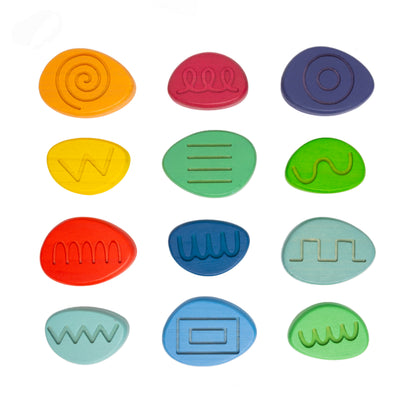 Tracing Pebbles - Set Of 12