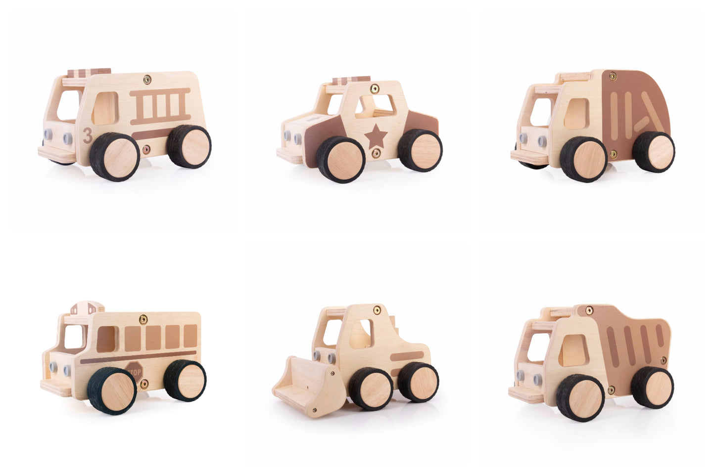 Wooden Vehicle Set