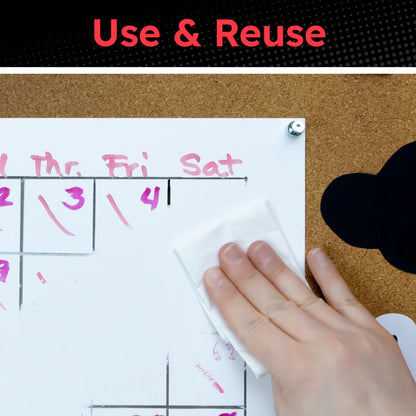 Dry Erase Poster Board - 11 x 14-inch - 60 Pack