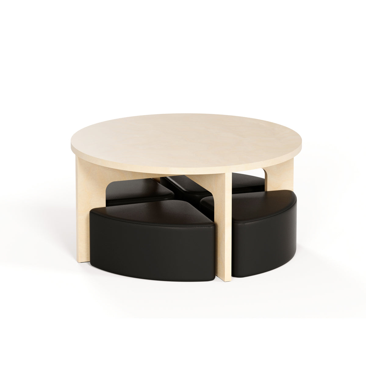 Mini Huddl - Table + Ottomans