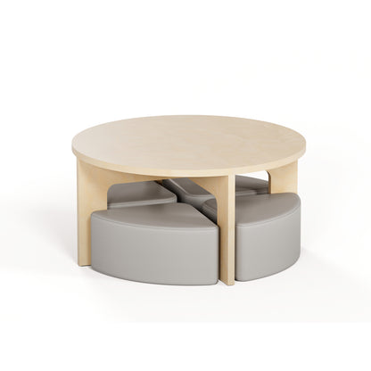 Mini Huddl - Table + Ottomans