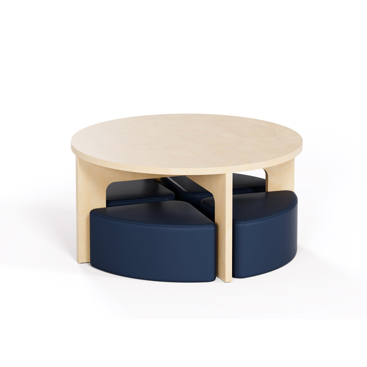Mini Huddl - Table + Ottomans