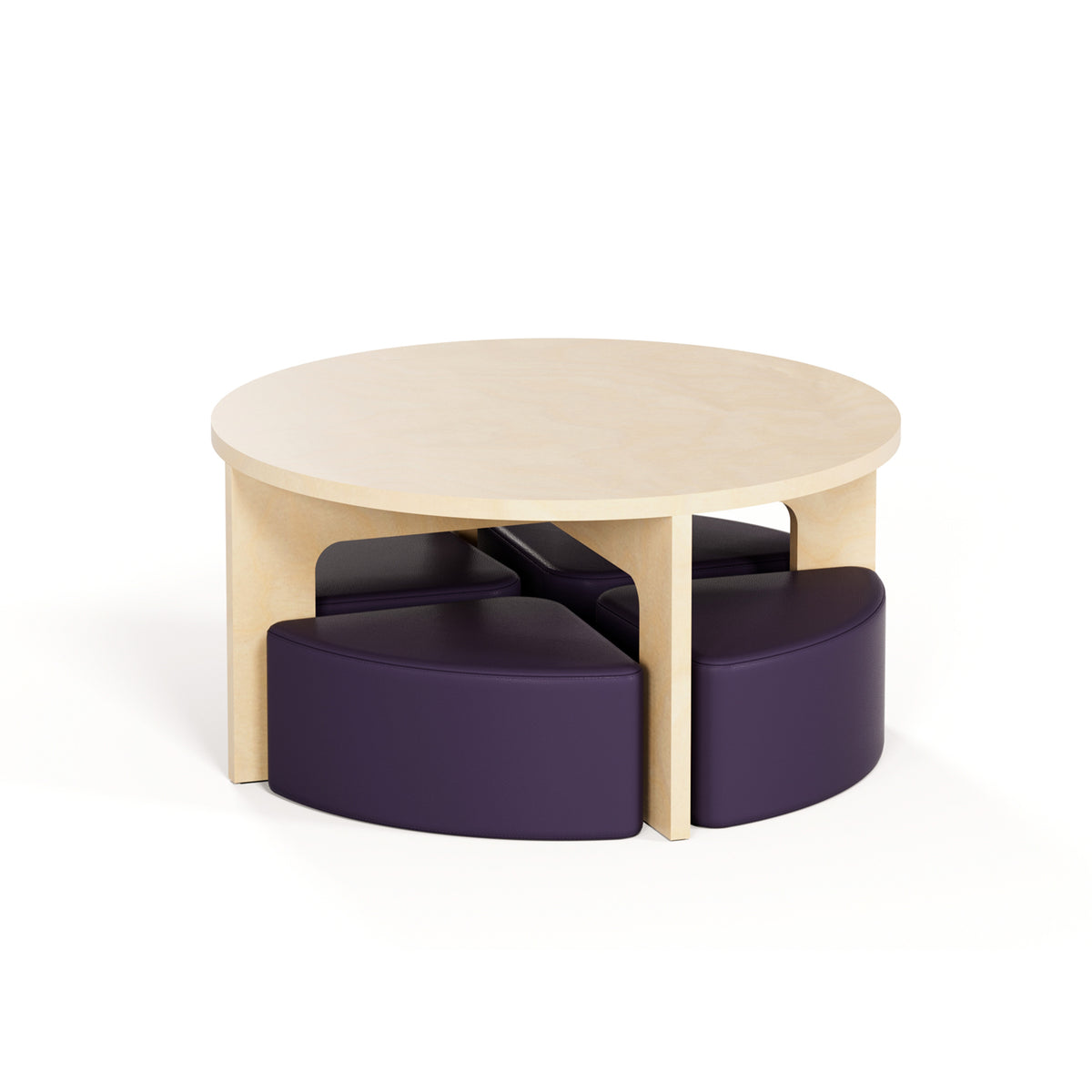Mini Huddl - Table + Ottomans