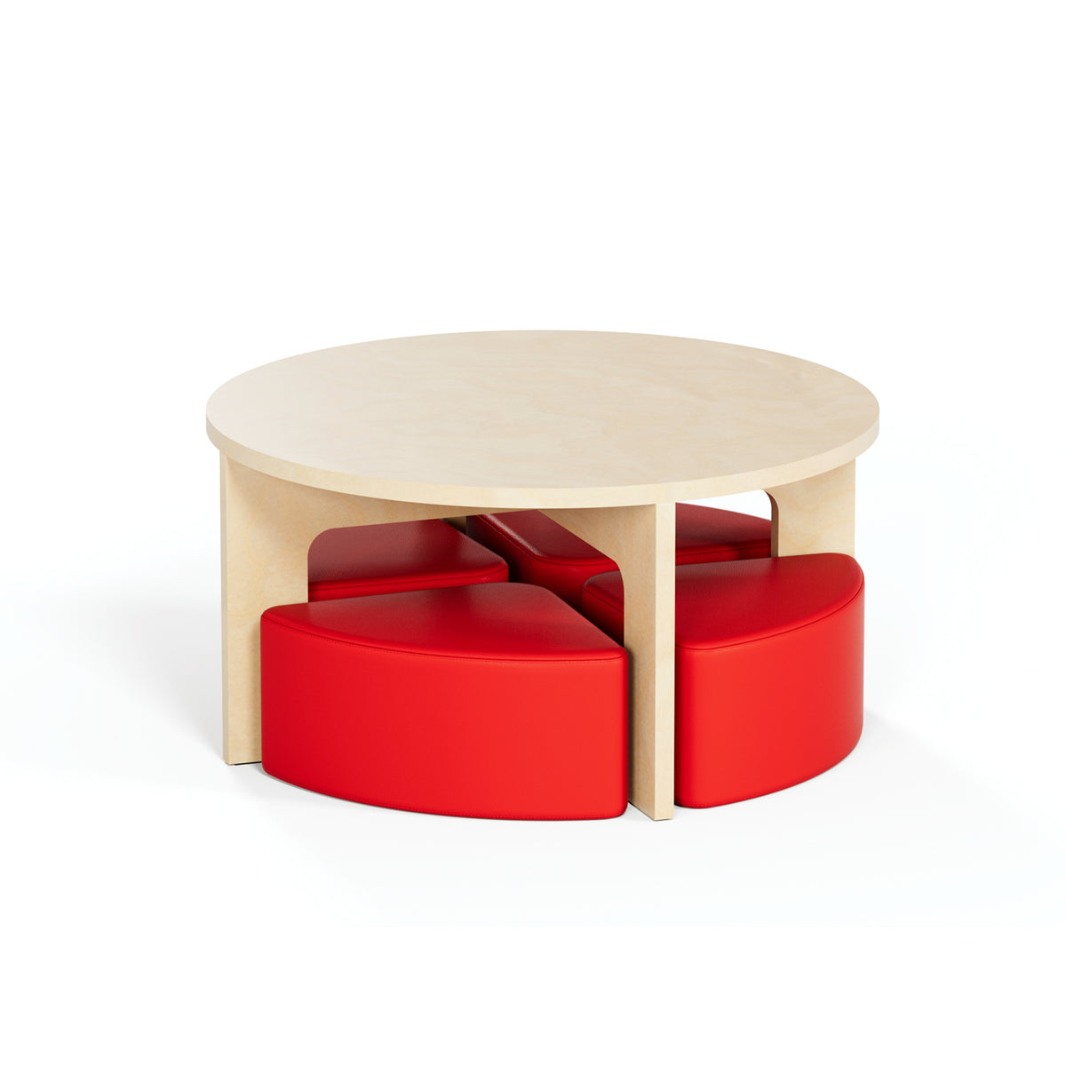 Mini Huddl - Table + Ottomans