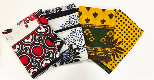 Large African Tablecloth - 45" x 64" - 1 Piece