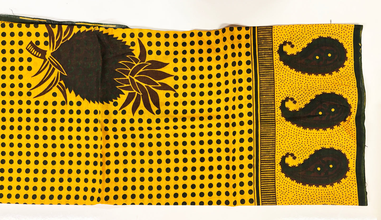 Large African Tablecloth - 45" x 64" - 1 Piece
