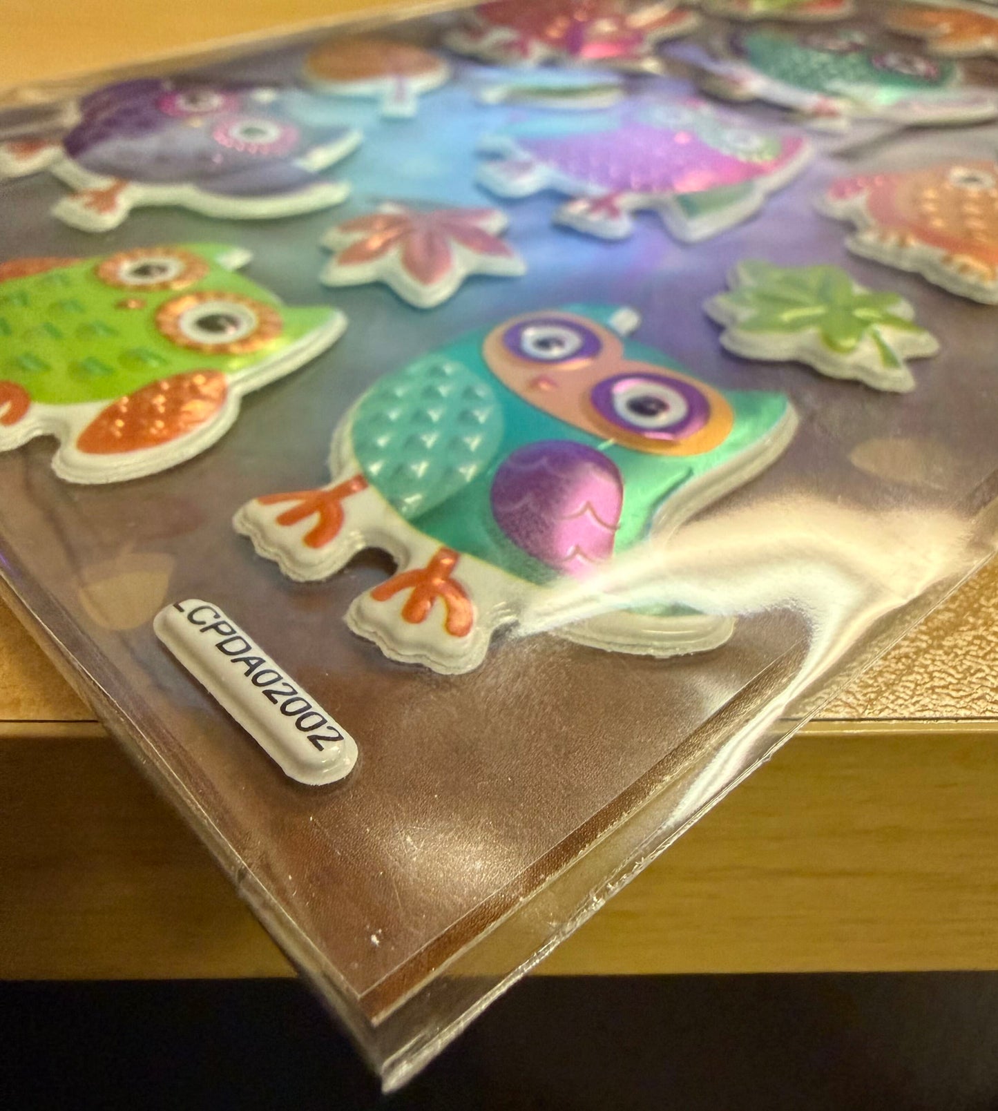 Puffy Owl Stickers