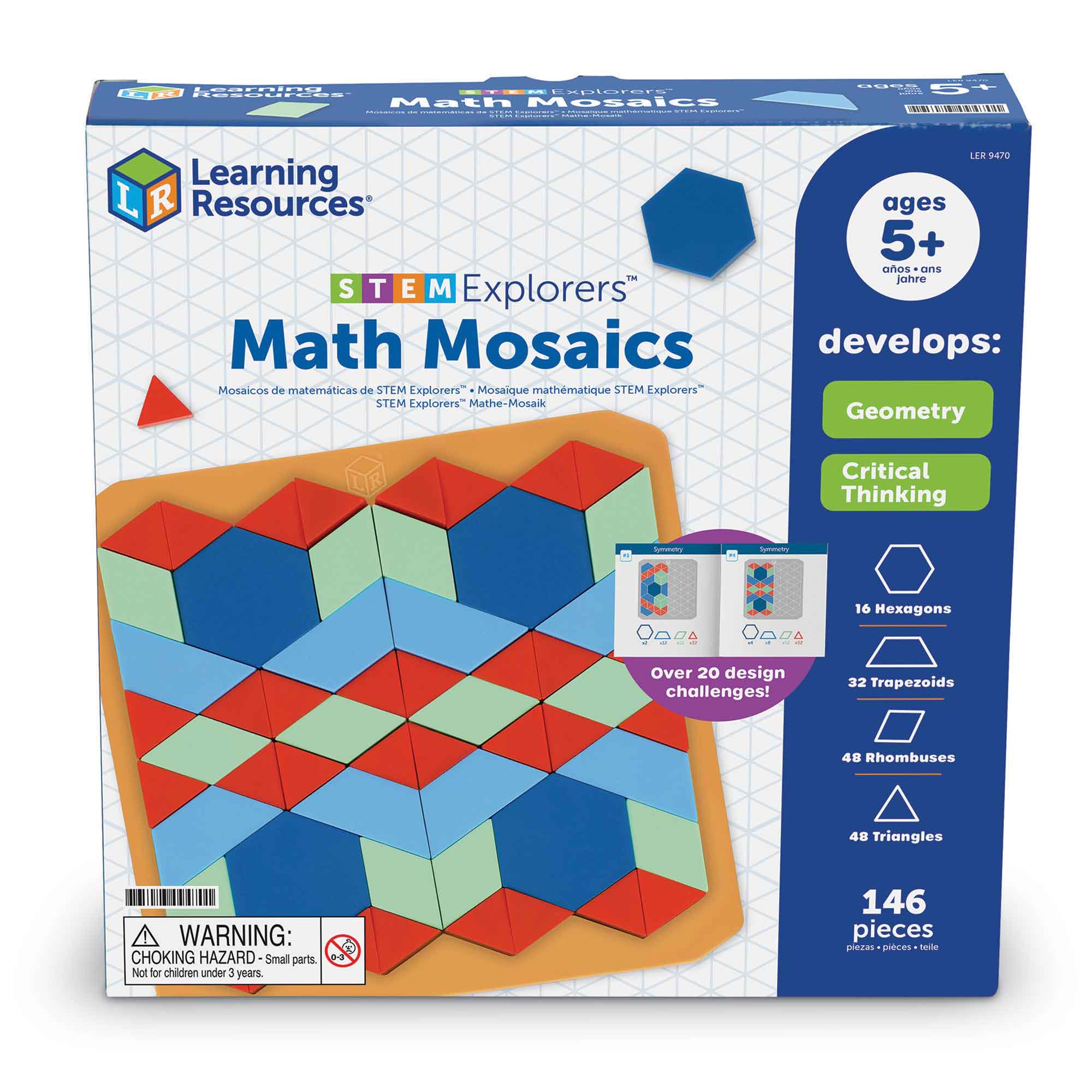 Science And Math Explorers STEM Explorers Math Mosaics! – Sonsuh Educational Supplies Inc.