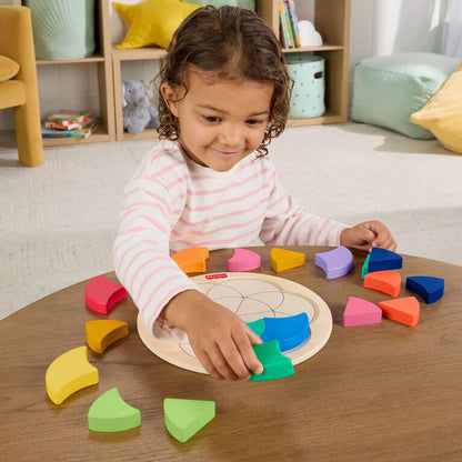 Wooden Colour Wheel Puzzle