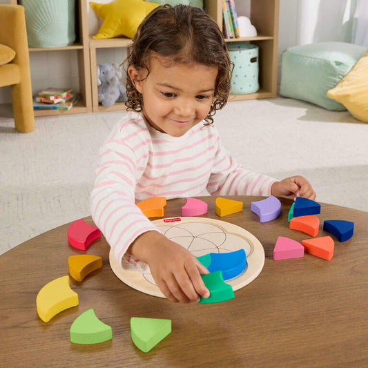 Wooden Colour Wheel Puzzle
