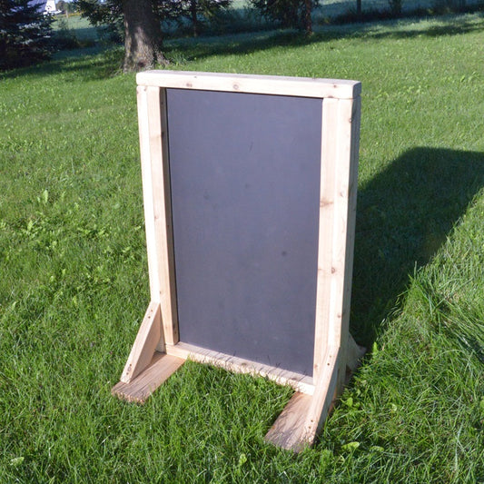 Outdoor Art Easel - Whiteboard & Chalkboard