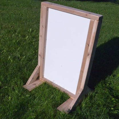 Outdoor Art Easel - Whiteboard & Chalkboard