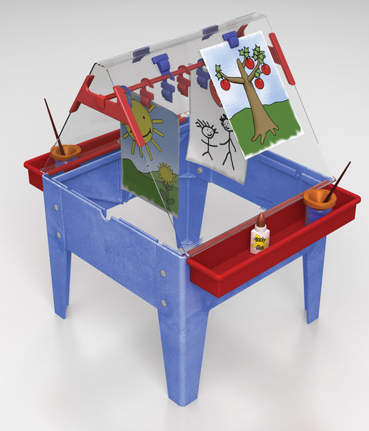 Two-Sided Toddler Easel Art Station