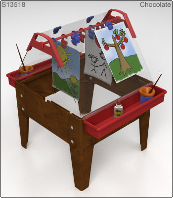 Two-Sided Toddler Easel Art Station