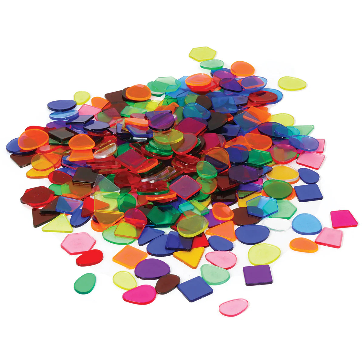 Formes irrégulières transparentes - 150 pièces