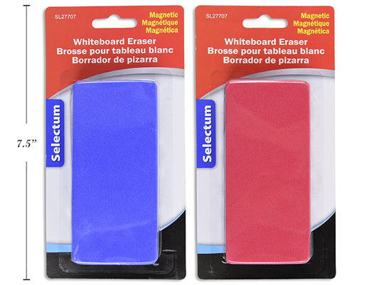 Magnetic Whiteboard Brush - Red or Blue - Single