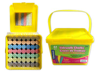 61 Piece Jumbo Sidewalk Chalk Set