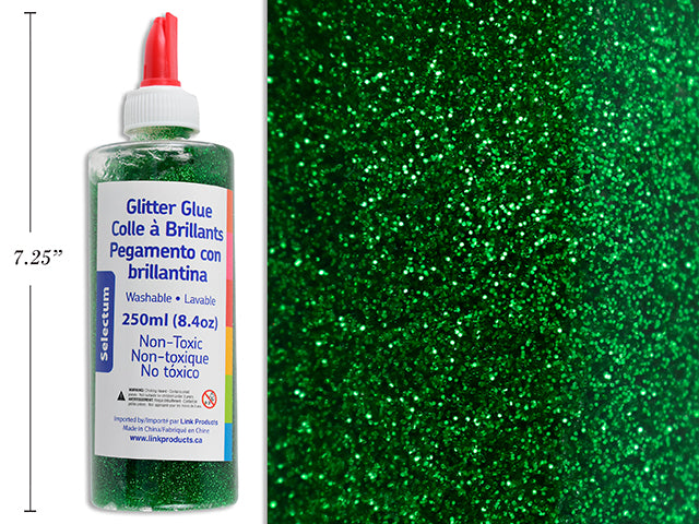 Sparkling Glitter Glue - 250ml - Dark Green