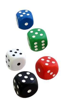 30mm Dice - Assorted Colours - 1 Piece