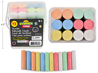 Jumbo Sidewalk Chalk 12 Pack