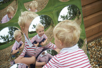 Sensory Wall Toddler Mirror Giant - 9 Bubbles