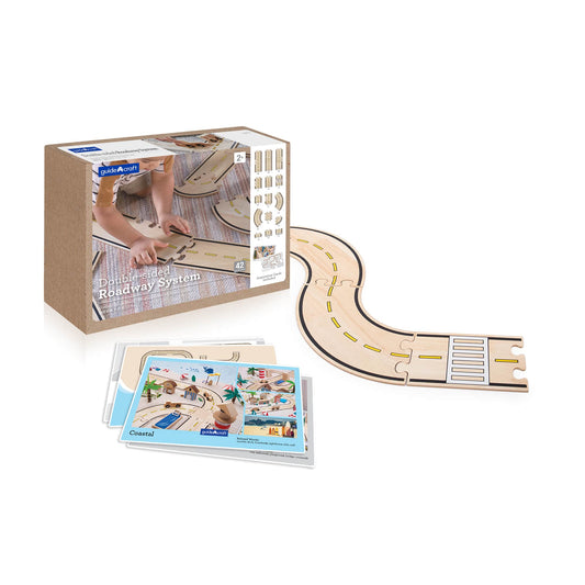 Double-Sided Roadway System - 42 Piece Set