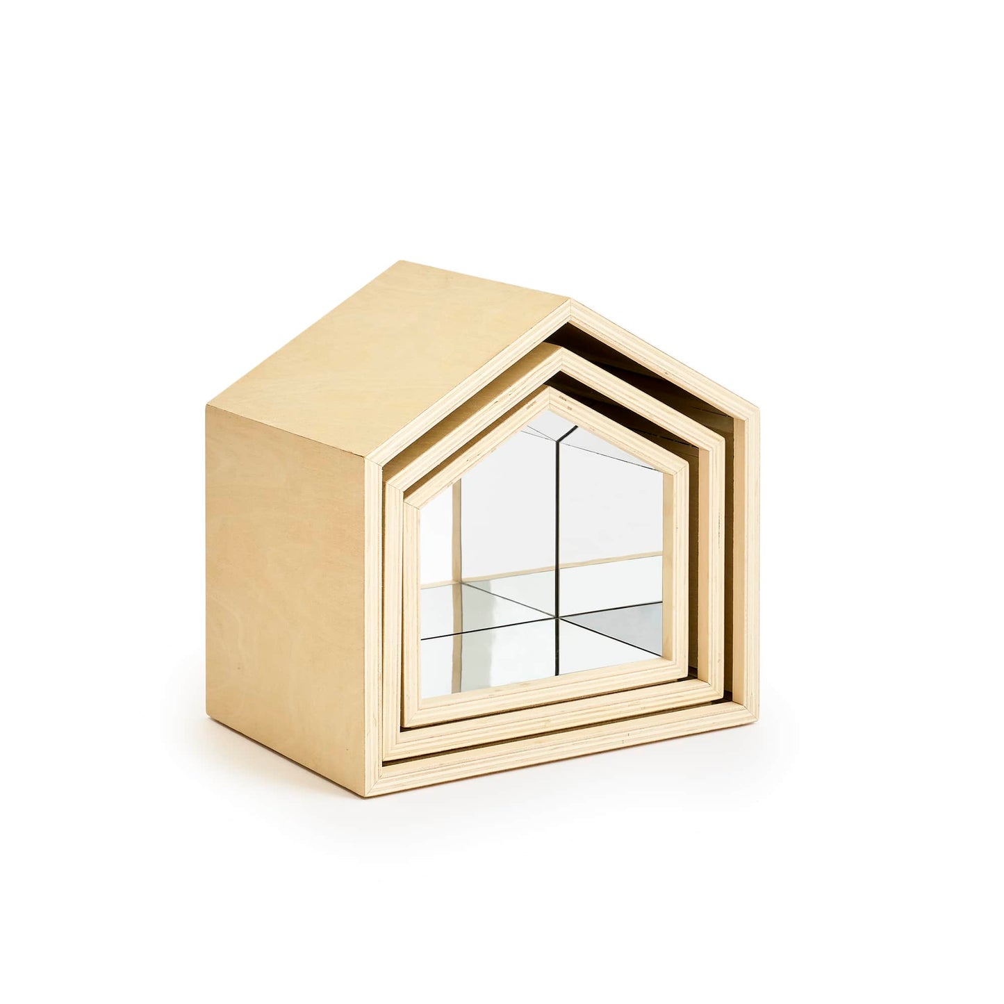 Nesting Mirror Houses