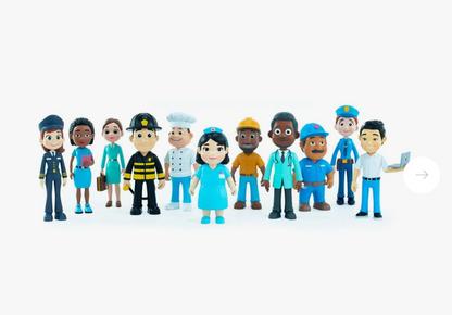 OCCUPATION FIGURE SET OF 11