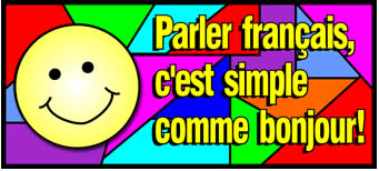 Parler français, c’est simple comme bonjour! - French Poster