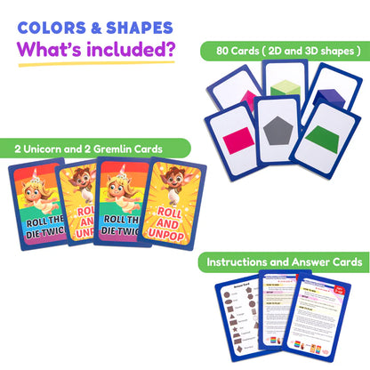 2D & 3D Shapes & Colours Card Pack