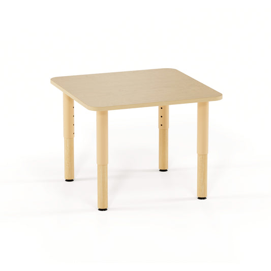 Environ Square Table - 24" x 24" - Natural - Adjustable