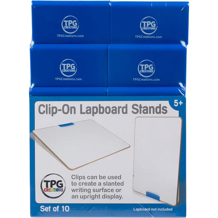 Clip-On Lapboard Stands - 10 Piece Set