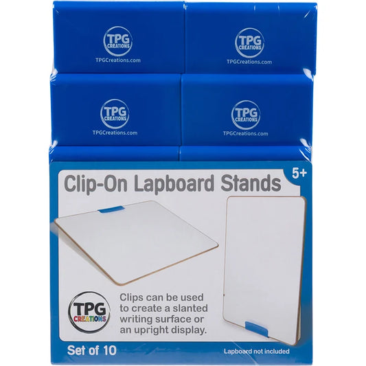 Clip-On Lapboard Stands - 10 Piece Set