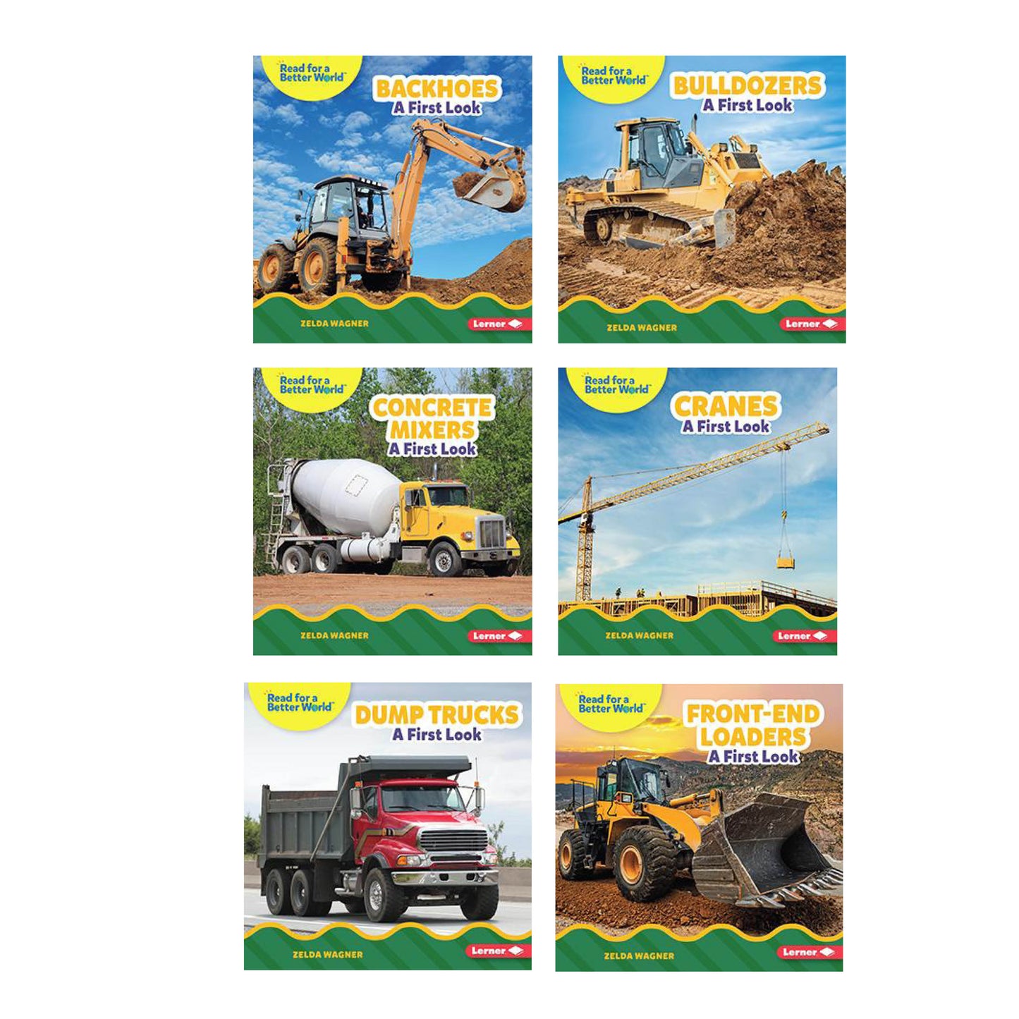 A First Look At Construction Vehicles (Set of 6 Books)