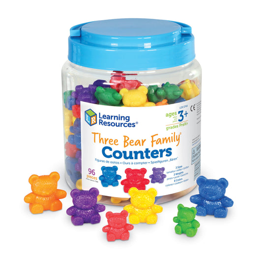 Three Bear Family® Counters, Set of 96
