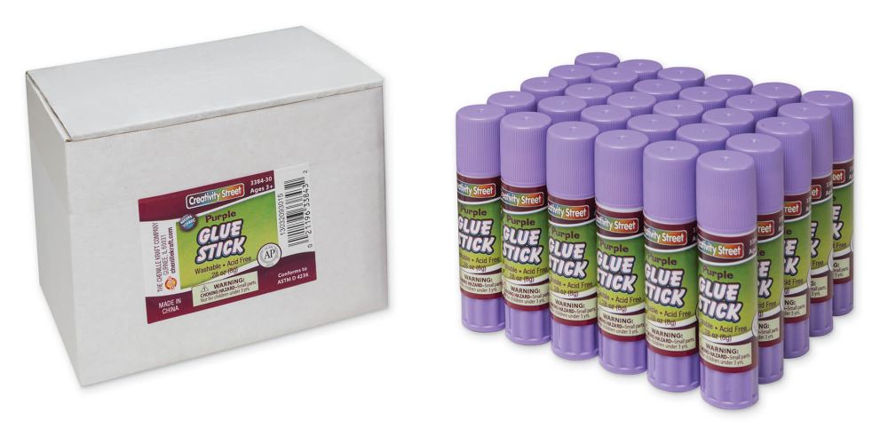 Creativity Street® Glue Sticks - Purple - 30 Count