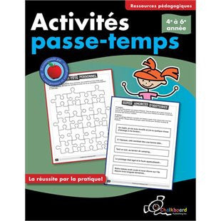 Activitiés Passe-Temps G.4-6 Time Filler
