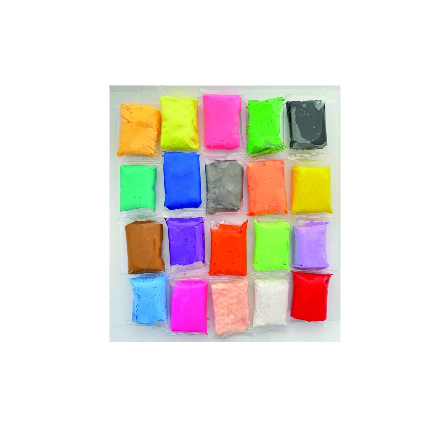 Air Dry Foam Clay Classpack 20 pack (Assorted)