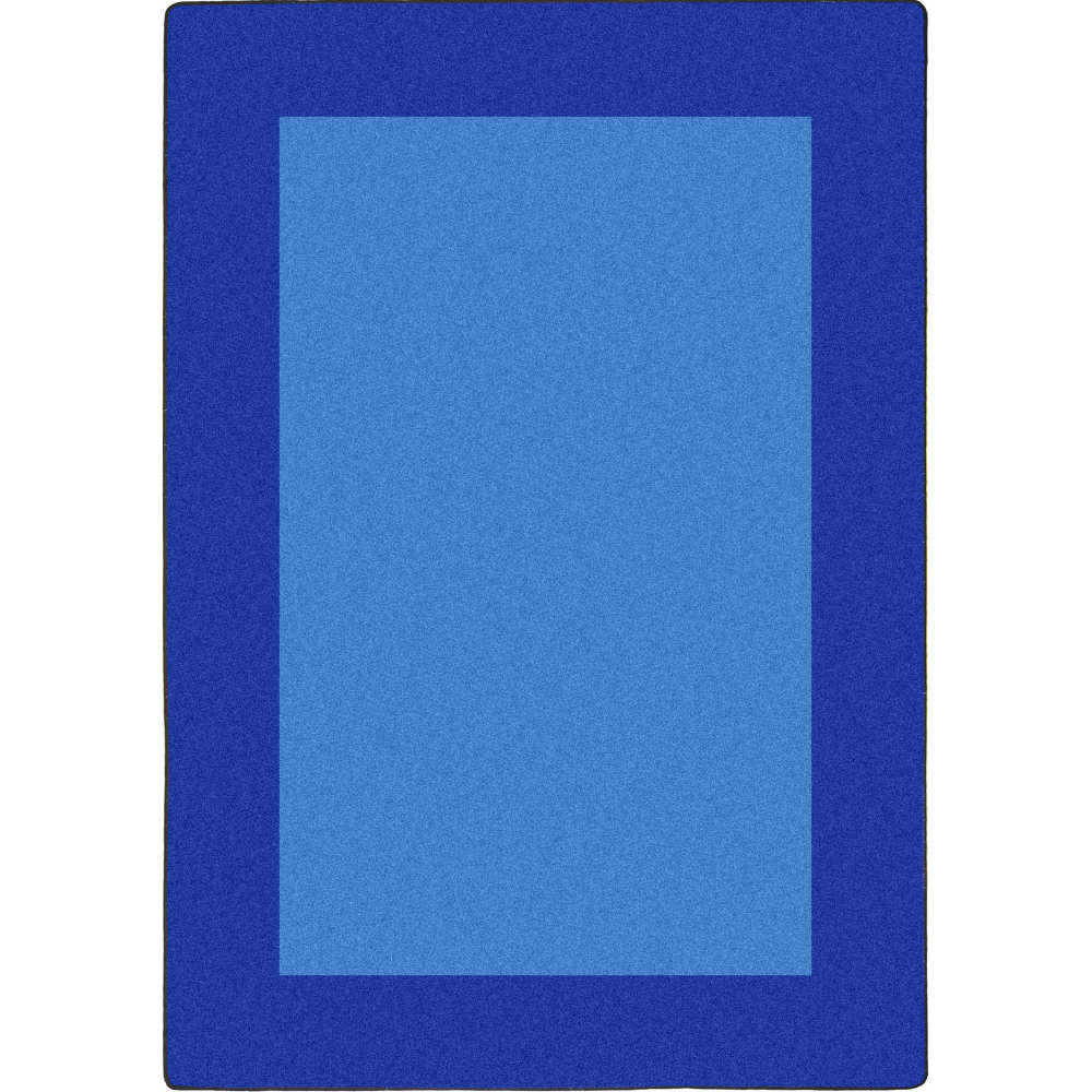 All Around Rectangle Carpet Blue