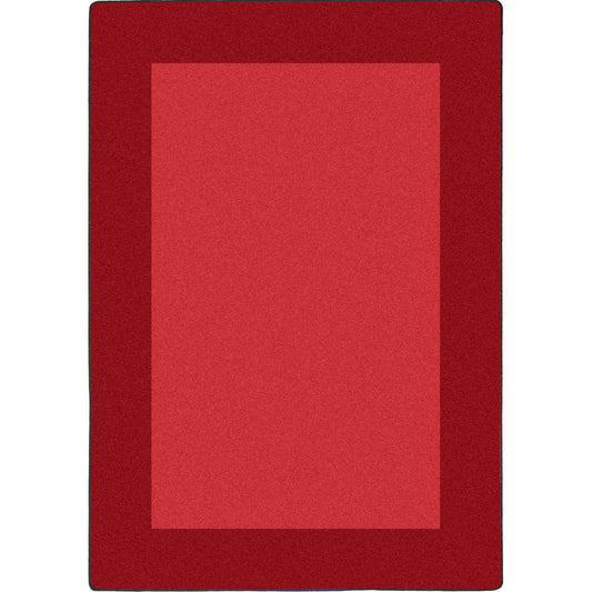 All Around Rectangle Carpet Red