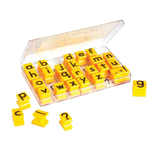 Alphabet Rubber Stamps — Lowercase 5/8"